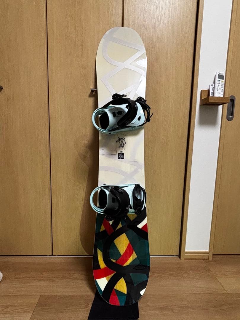 SALOMON Lotus 138cm スノーボード ビンディング ケース 付き