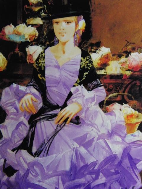 斎藤三郎、『娘・マリヤ』、希少な画集より、新品高級額・額装付