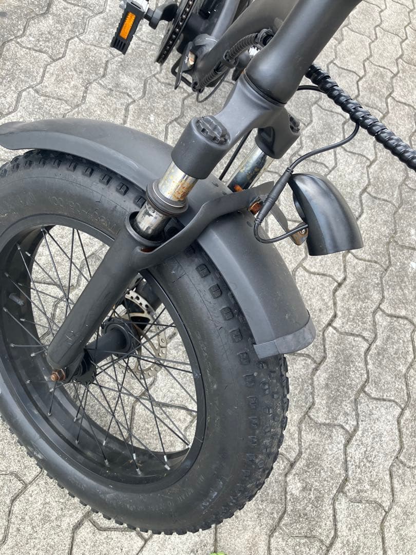 ジャンク品 折りたたみ電動アシスト自転車 FAT-01 20インチ 極太タイヤ