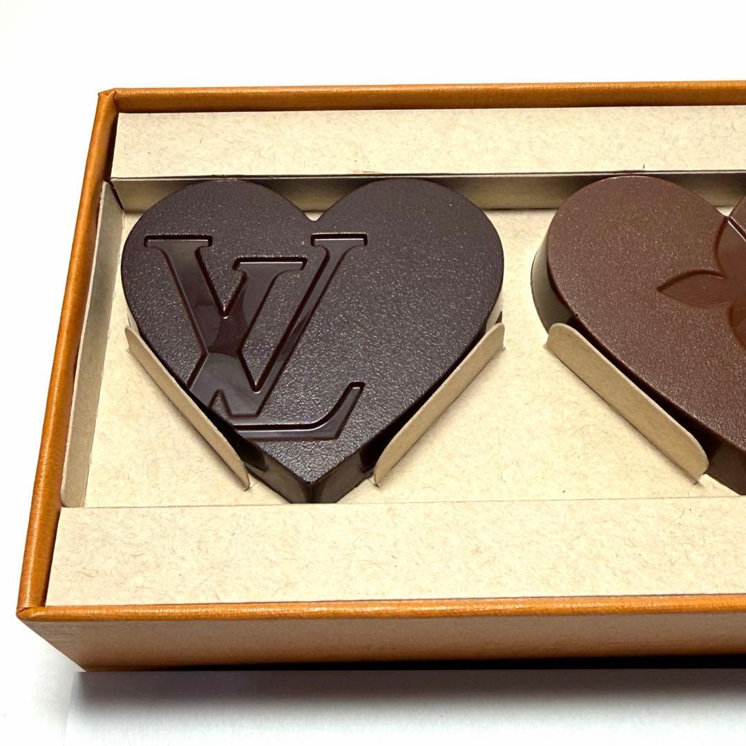 パリ限定 Louis Vuitton チョコレート ハート型 6個 プレゼント