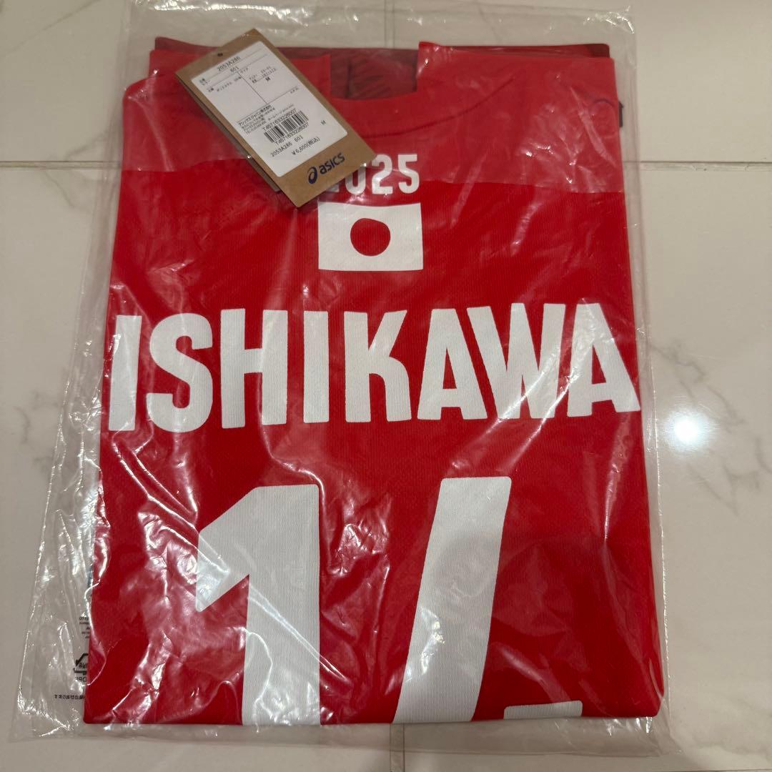 Mサイズ　14番　石川祐希　2025 JVA 日本代表　応援Tシャツ　バレー