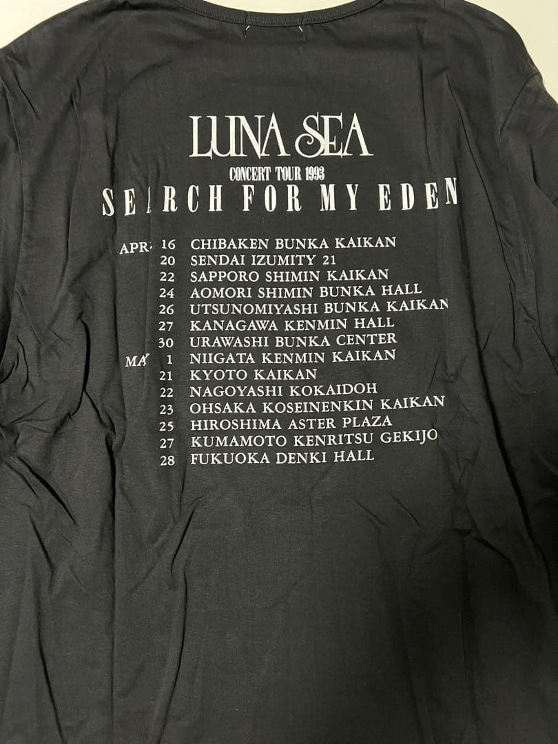LUNA SEA SEARCH FOR MY EDEN グッツ ツアーTシャツ