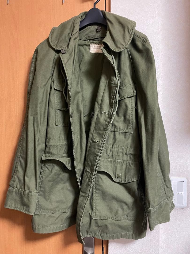 米軍フィールドジャケット　COAT MANS W/R SATEEN OG-107