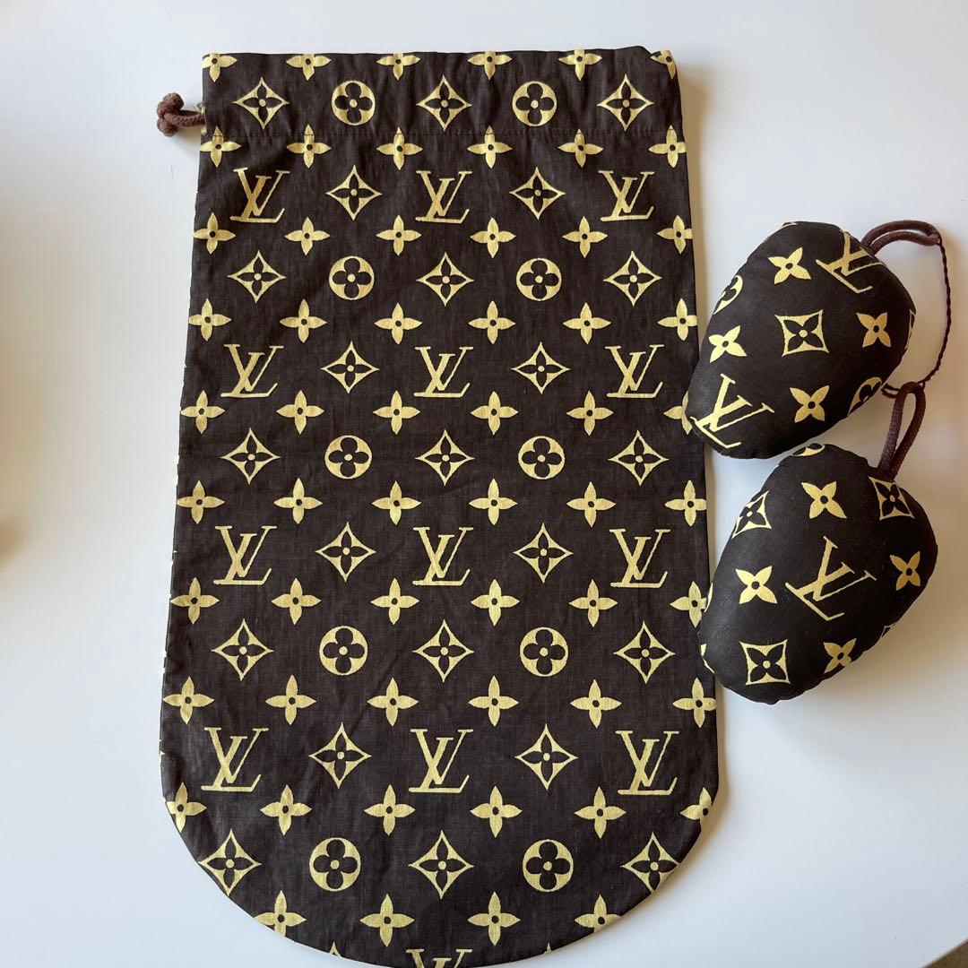Louis Vuitton 旅行用布製靴収納袋　シューキーパー付き