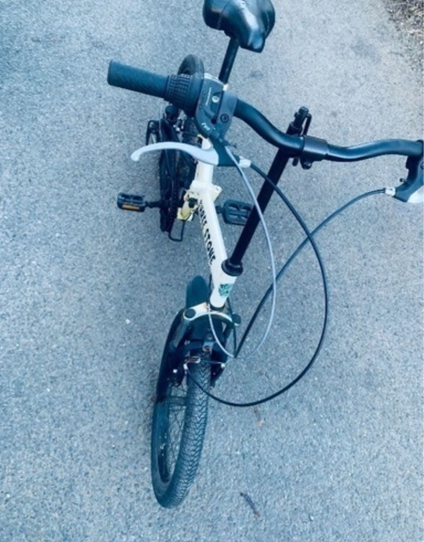 Three Stone 折りたたみ自転車 ホワイト