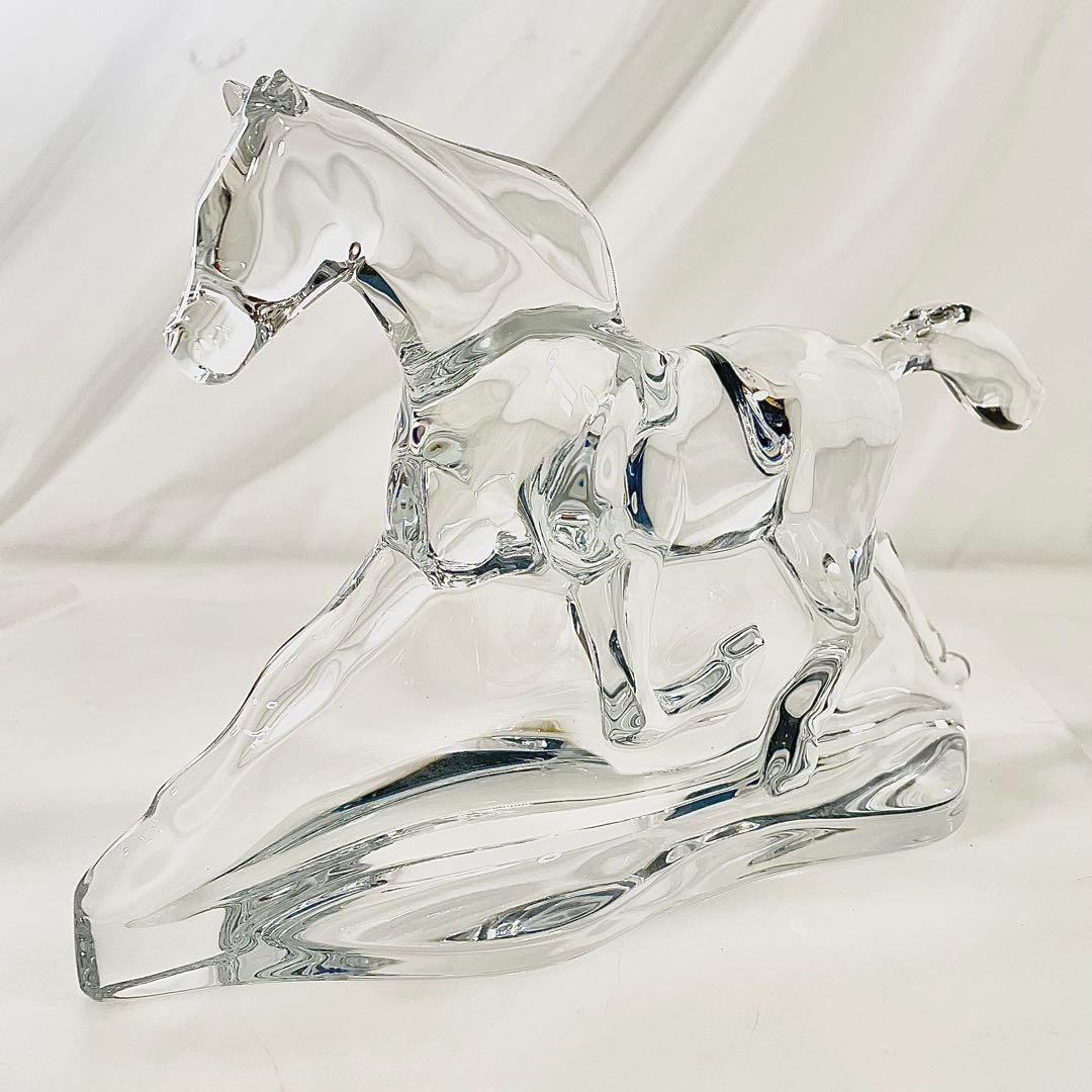 ◎ Baccarat バカラ クリスタル ホース 馬 オブジェ 置物