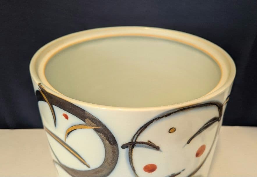 『こども』水指　たくま作　茶道具　伊万里　水差し 池田拓磨