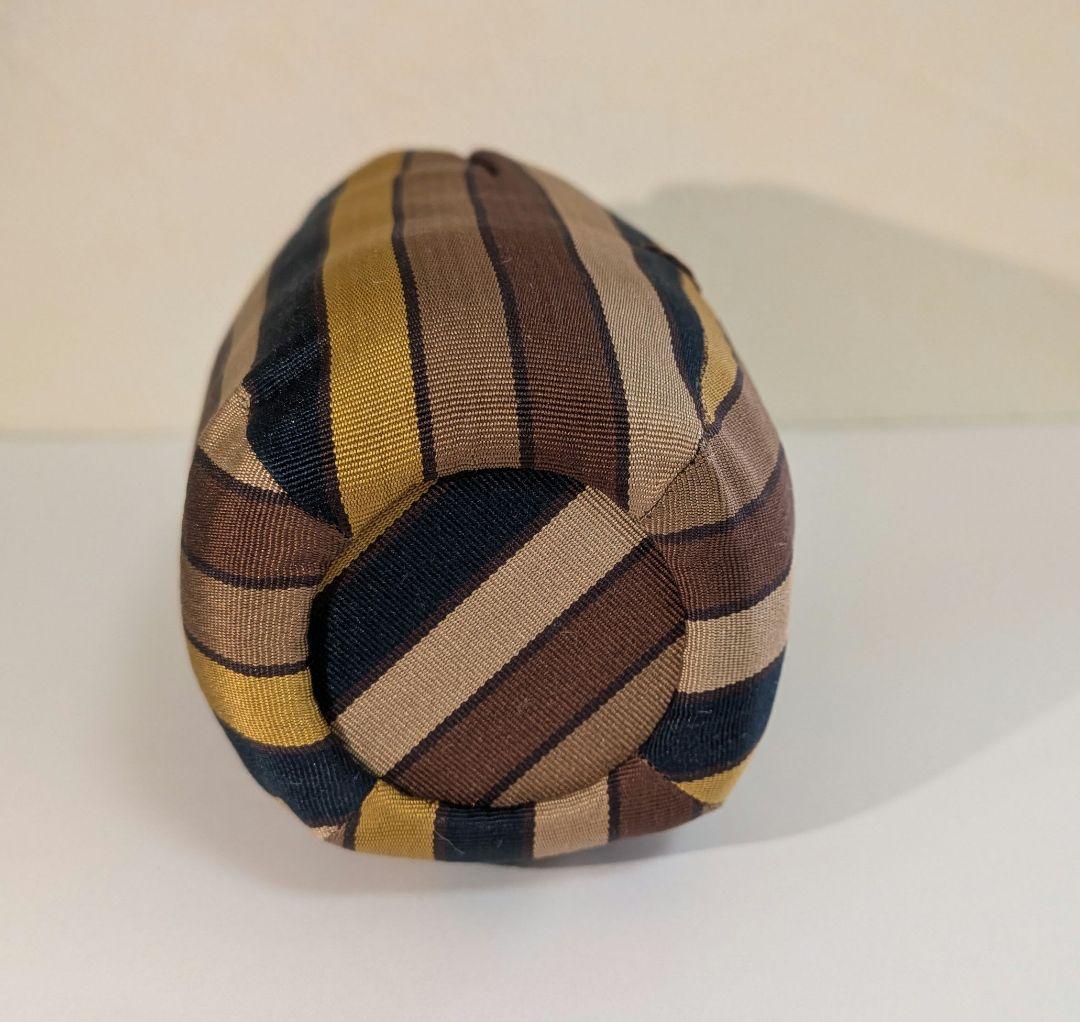 『鬼丸碧山』高取焼　茶入　仕覆　茶道具　替え仕覆　耳付き　栞しおり鬼丸雪山窯