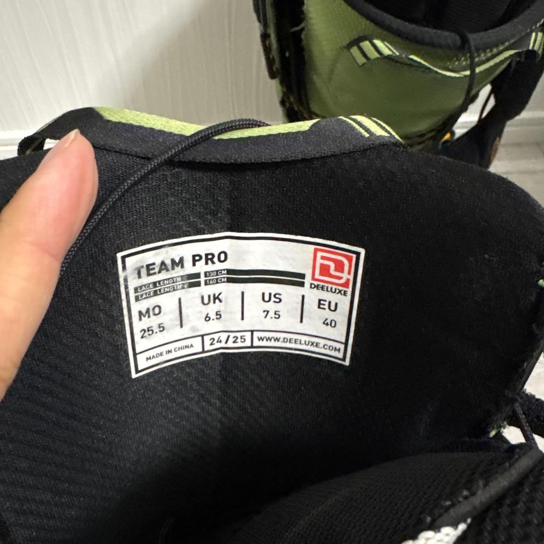 【24-25モデル】DEELUXE TEAM PRO 25.5cm