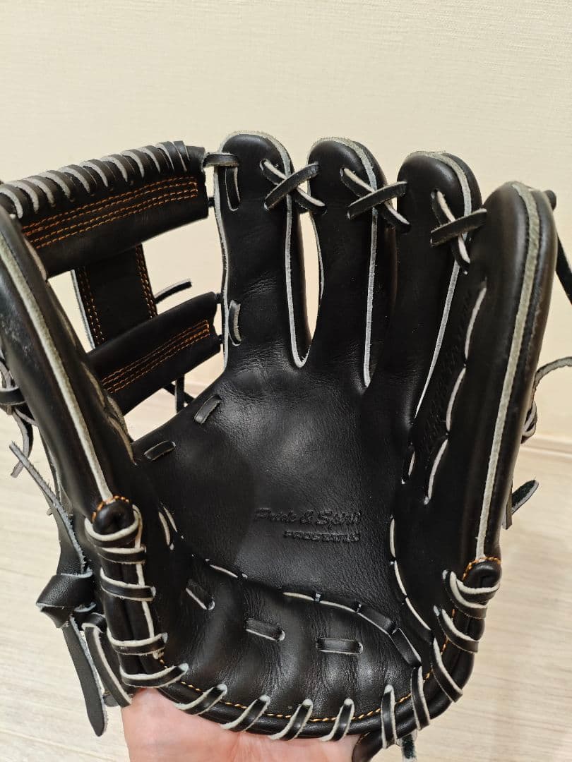 未使用ゼット軟式グローブBRGB30766 湯もみ型付け済　今宮型プロステイタス