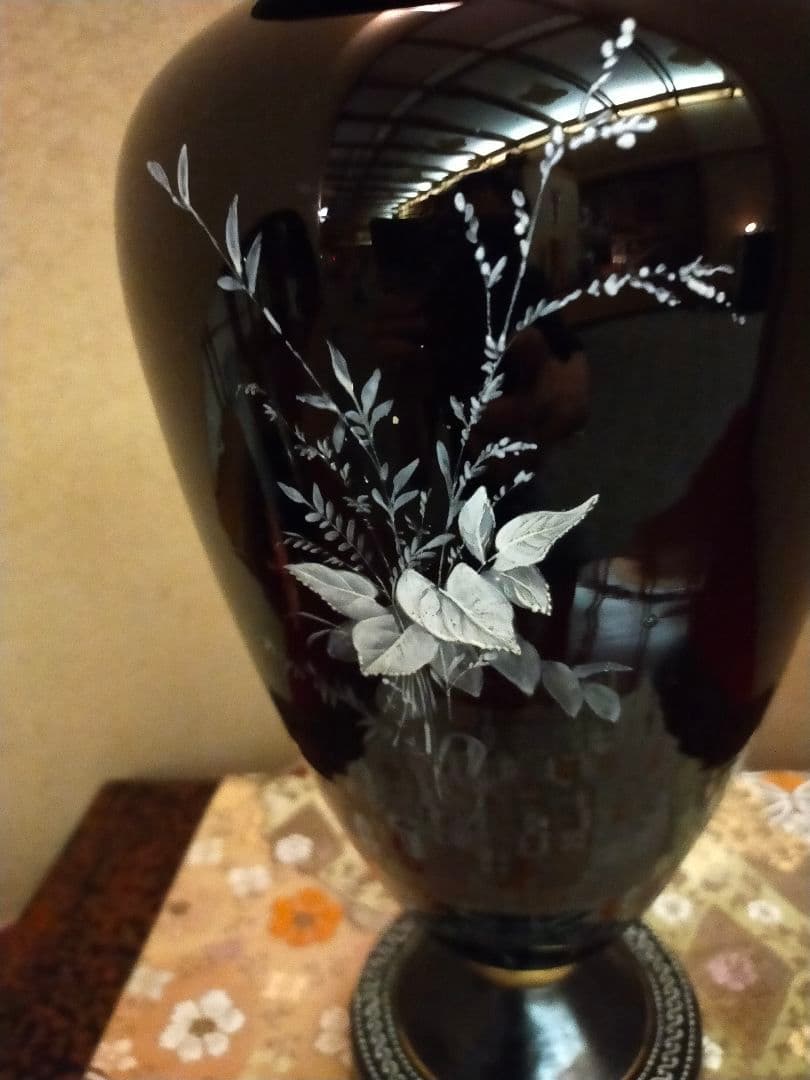 パテシュールパテ　ミントンスタイル　アンティークベース　壺　花瓶