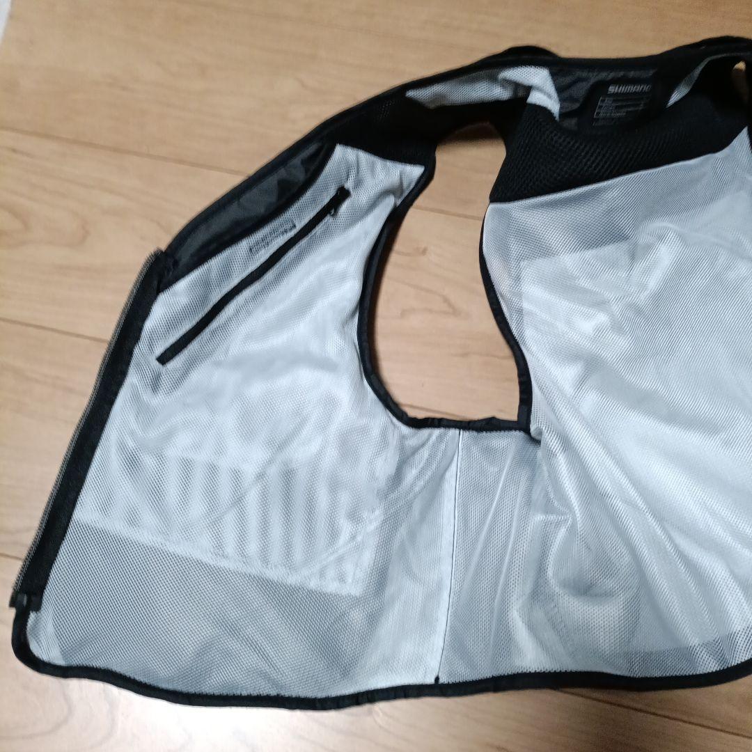 シマノ　VE-022T 2wayショートベスト　Lブラック　未使用品