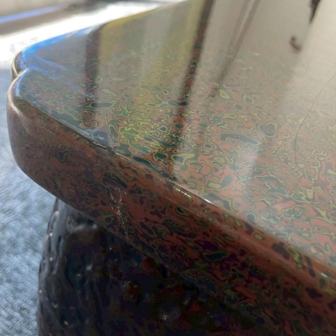 《良品》 津軽塗 座卓 テーブル 昭和レトロ ヴィンテージ センターテーブル