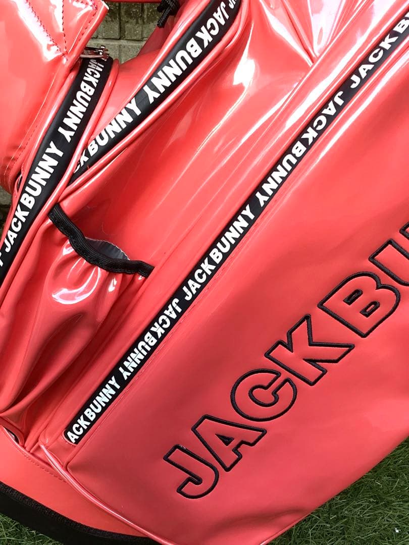 は*る様 JACK BUNNY ジャックバニーエナメルスタンドキャディバッグ