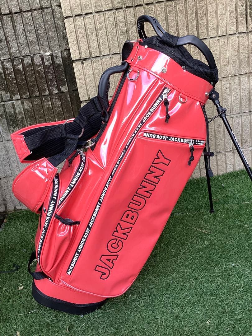 は*る様 JACK BUNNY ジャックバニーエナメルスタンドキャディバッグ