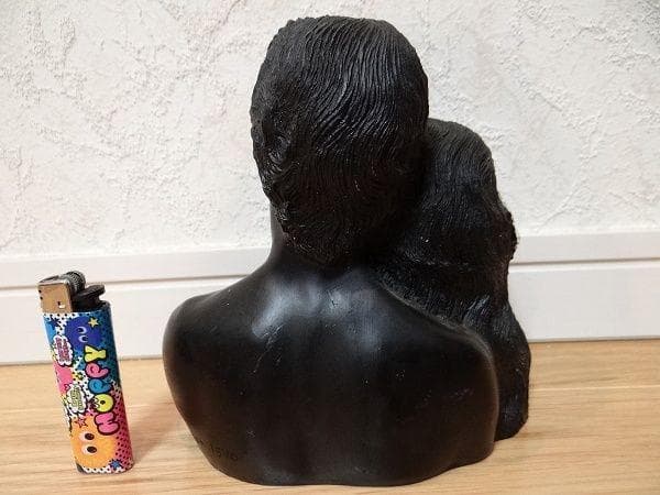 70年代 アンティーク ハワイ 黒珊瑚 Frank Schirman 彫刻