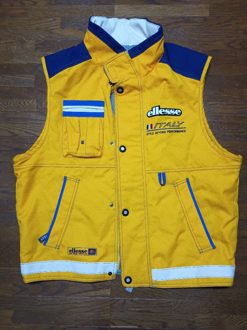 サイズO スキーウェア ベスト　ellesse イタリアモデル　エレッセ