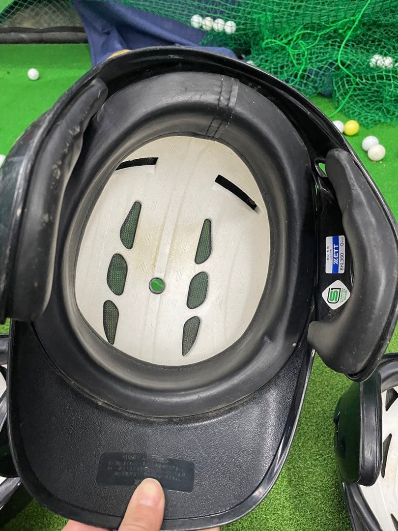 軟式野球用　ヘルメット 7個　ネイビー