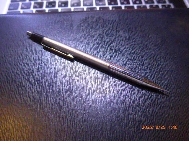 貴重　美品！ぺんてる　PG15 05 シルバー シャープペンシル 本体