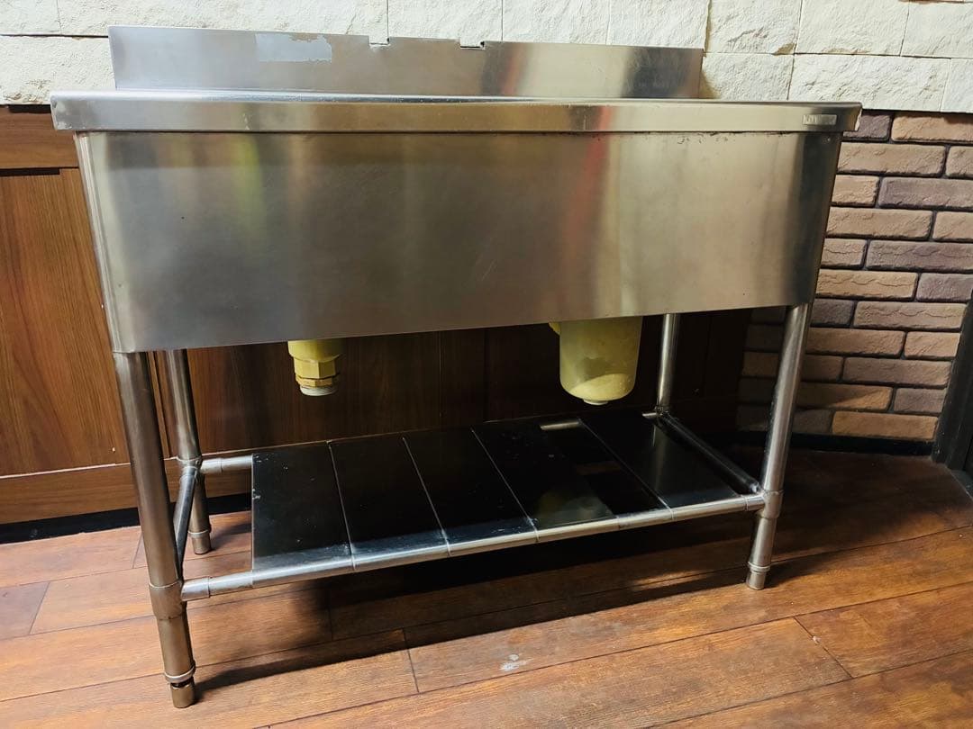 ★ 引取歓迎！クリナップ製 業務用 ステンレス二槽式シンク ★