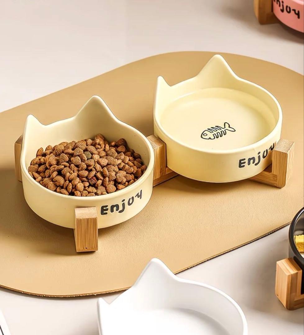 猫耳デザインで幸せいっぱい✨ 愛猫の食事タイムがもっと楽しくなる