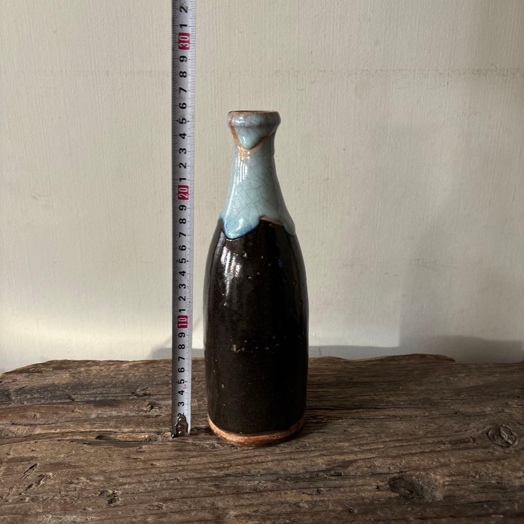 時代　織部　唐津　徳利　江戸時代　花入　アンティーク　古美術　骨董　検:李朝