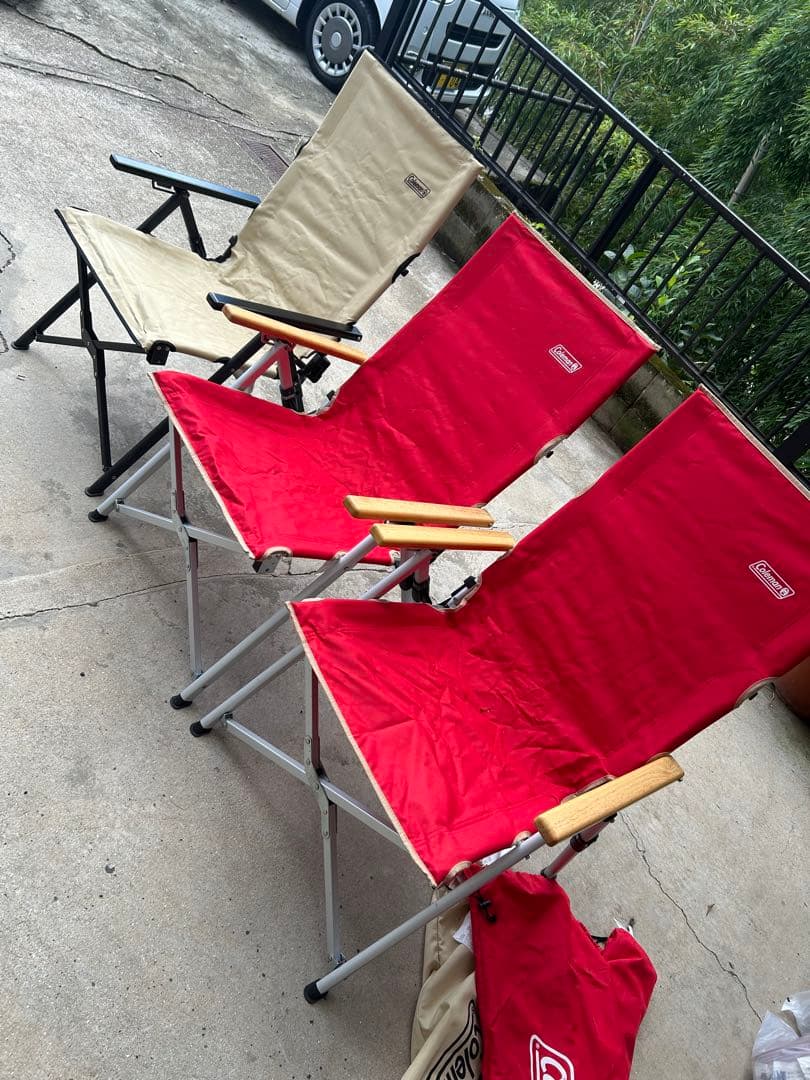 Coleman 4脚セット　レイチェア　その他