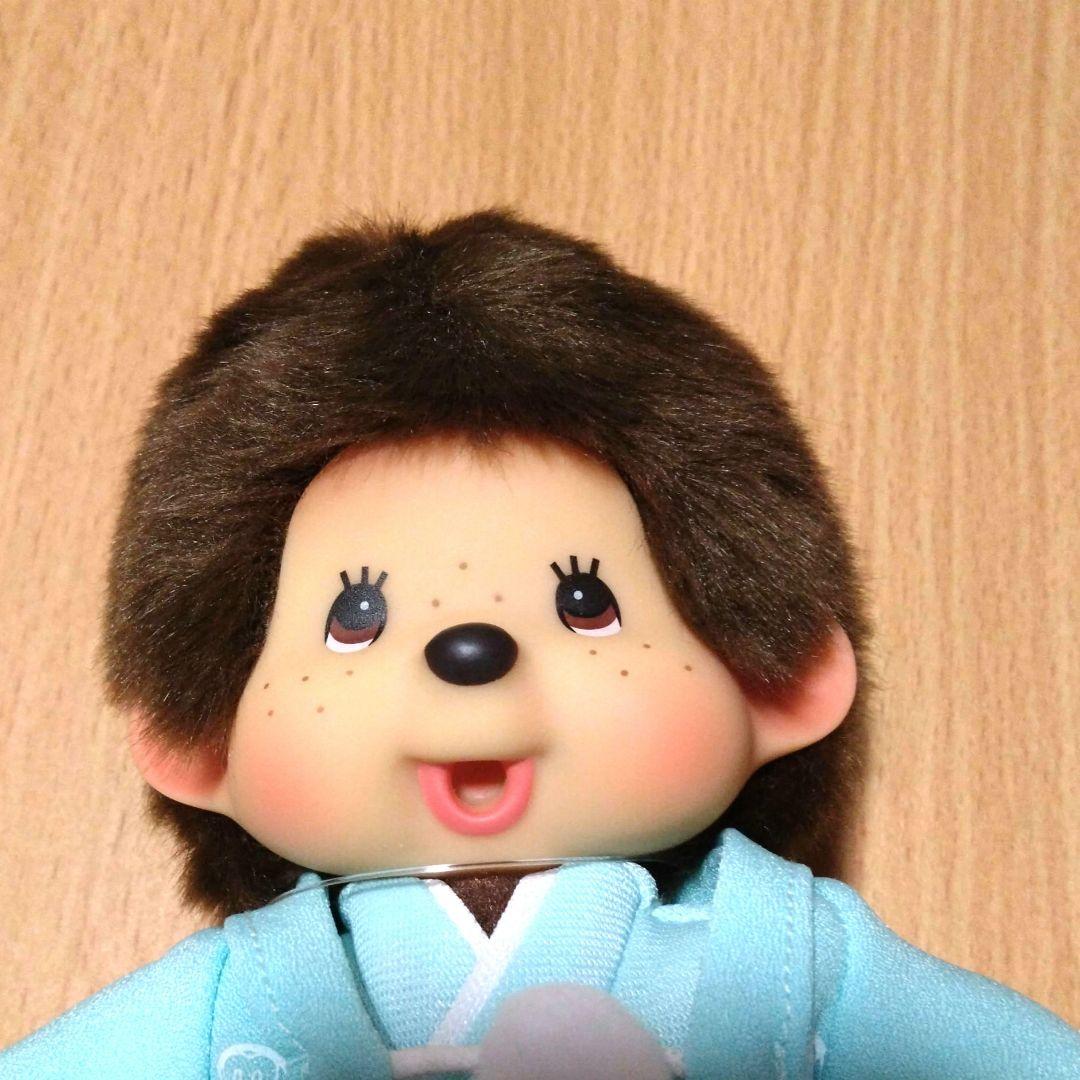 【新品タグ付】紋付袴　振袖　モンチッチ　Sサイズ　セット