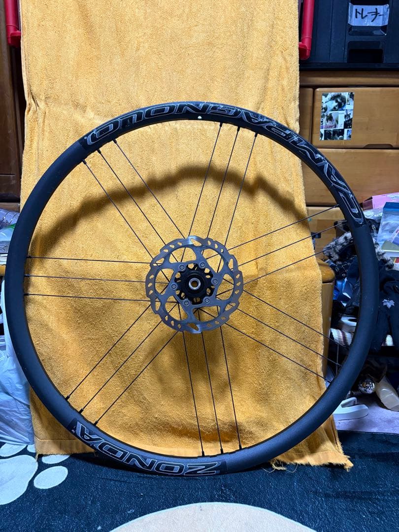 ZONDA ディスクブレーキ用 ホイール前後セット（スプロケット付き）