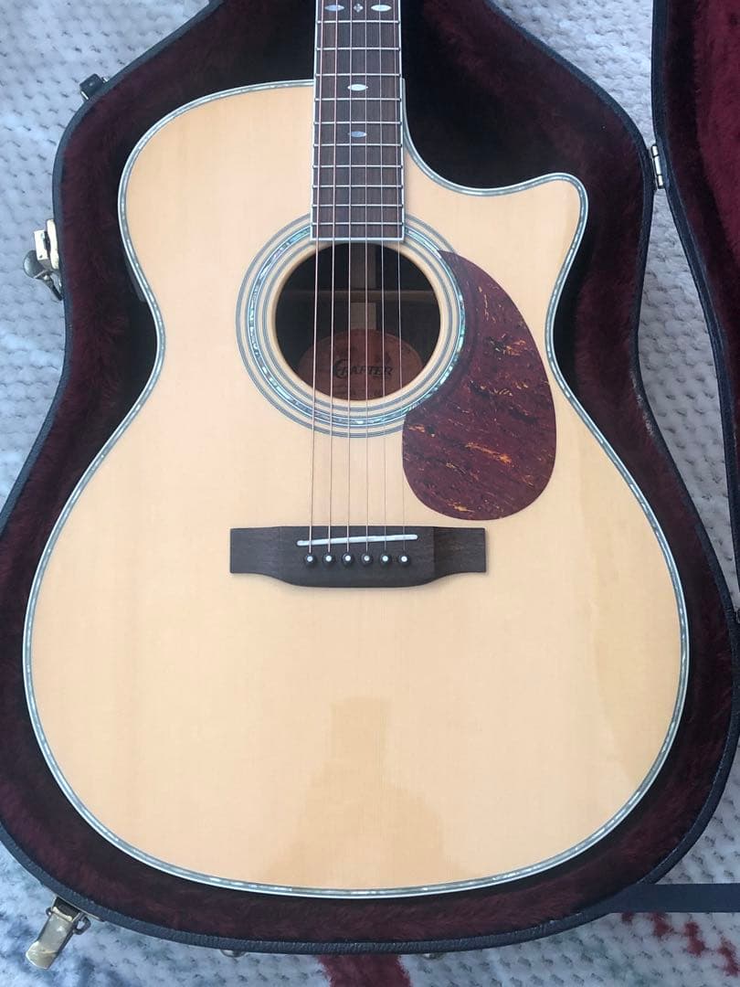 CRAFTER アコースティックエレアコ　ハードケース付き