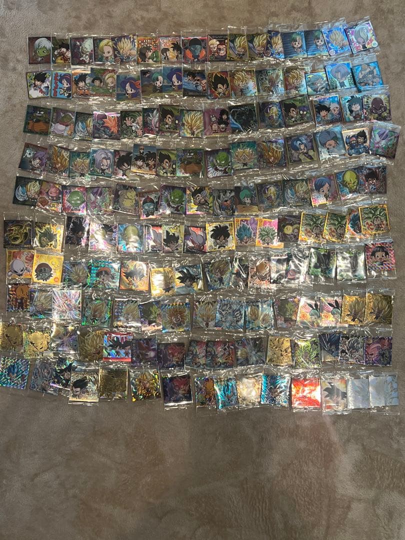 ドラゴンボール ワンピース 鬼滅の刃 シール カード まとめ売り レア多数