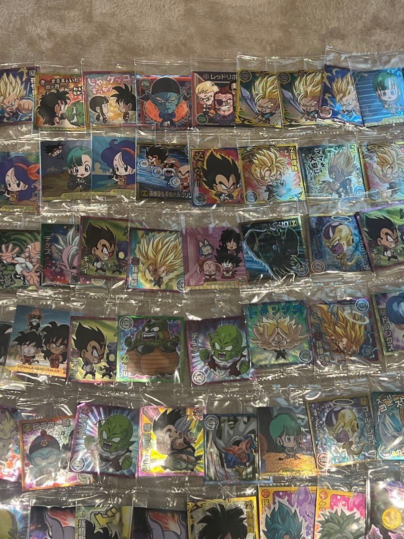 ドラゴンボール ワンピース 鬼滅の刃 シール カード まとめ売り レア多数