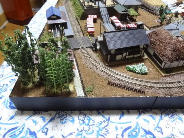 鉄道模型少年時代レイアウト・ジオラマ完成品 サウンドSP家屋台照明付 Nゲージ