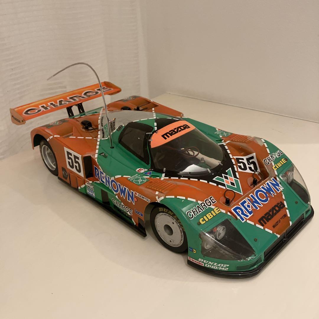 タミヤ 1/10 RCカーMAZDA 787B SANWA DAラジコン送信機付