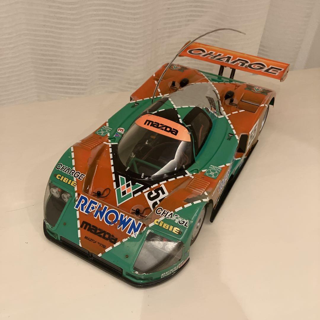 タミヤ 1/10 RCカーMAZDA 787B SANWA DAラジコン送信機付