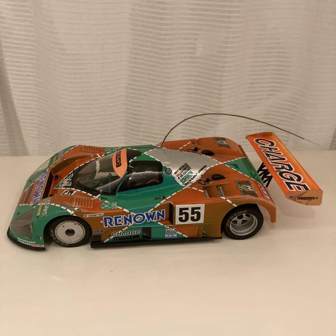 タミヤ 1/10 RCカーMAZDA 787B SANWA DAラジコン送信機付