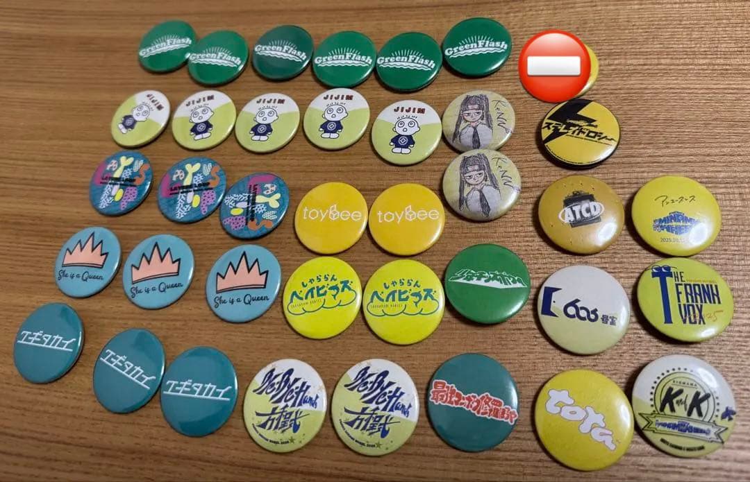 ミナホ缶バッジ　2025 セット2