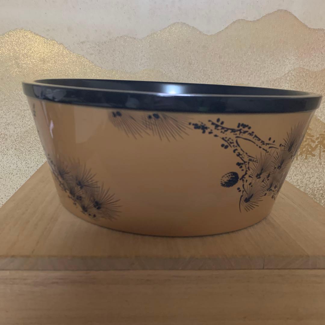 人国国宝　巨匠　前大峰　輪島塗　沈金　松之盛器　水指