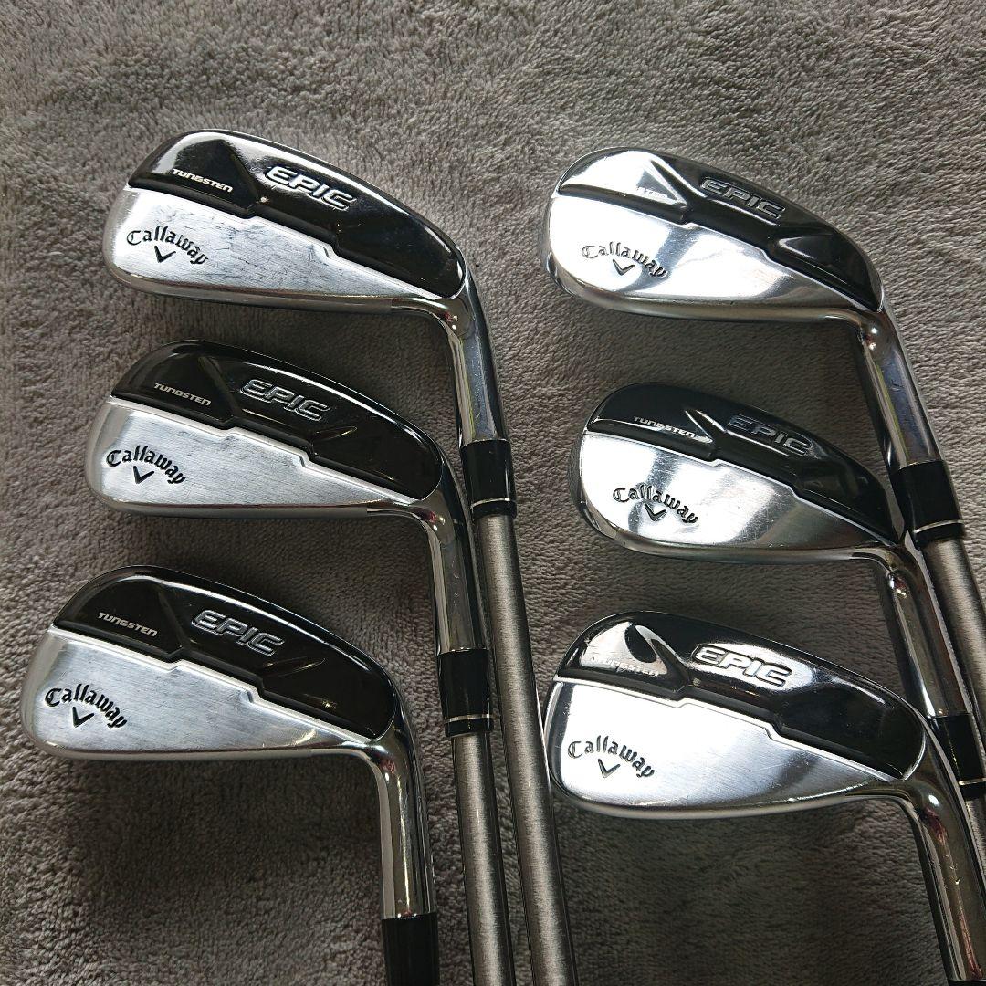 キャロウェイEPIC&SteelFiberfc90アイアン6本セット