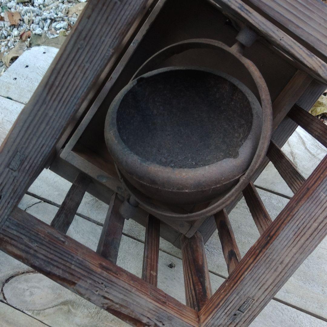 古民具　コタツ　古い暖房器具