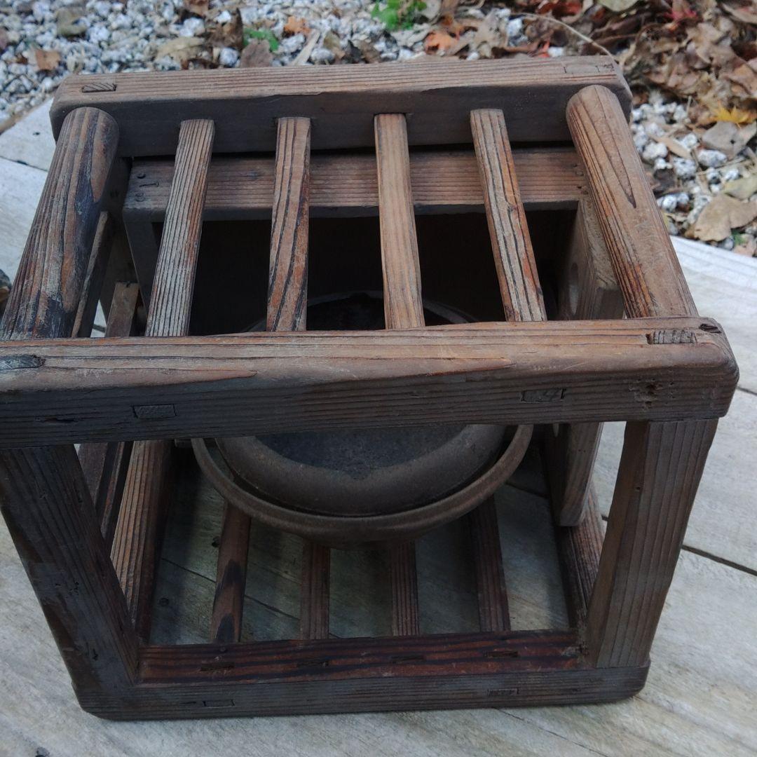 古民具　コタツ　古い暖房器具