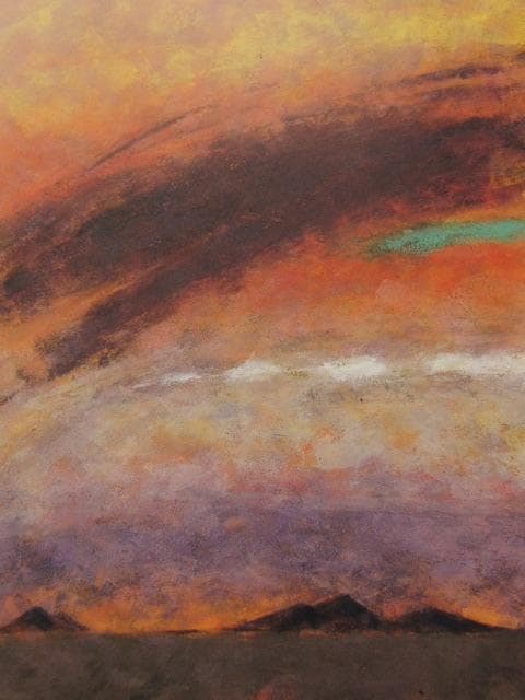 池田道夫、【琵琶湖朝輝】、希少な額装用画集より、新品額装付