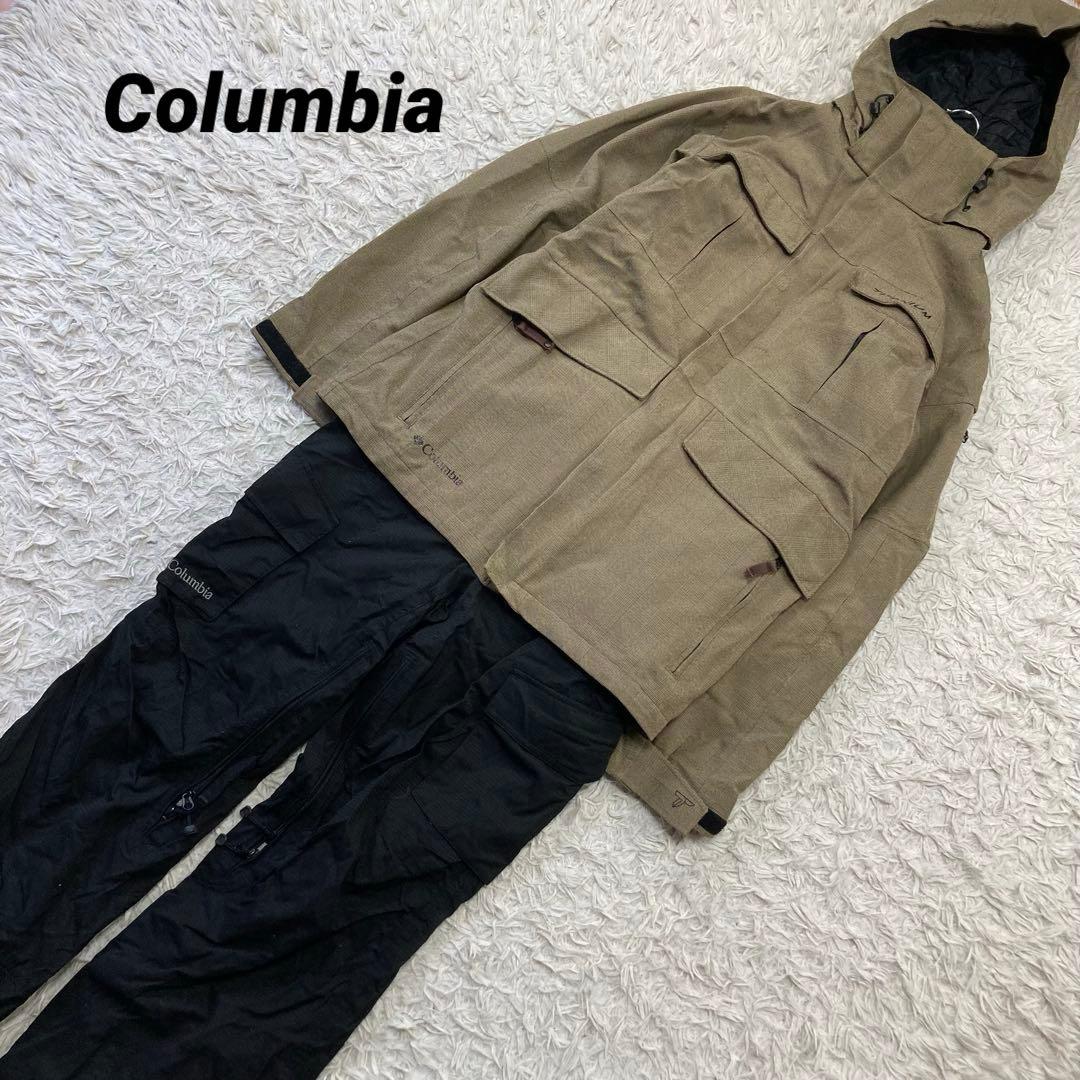 メンズ Columbia コロンビア スキー スノーボードウェア セットアップ