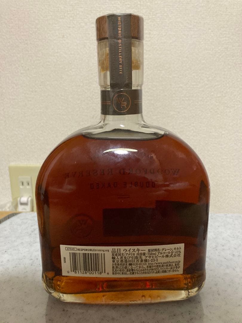 ウッドフォード リザーブ ダブルオーク 750 ml