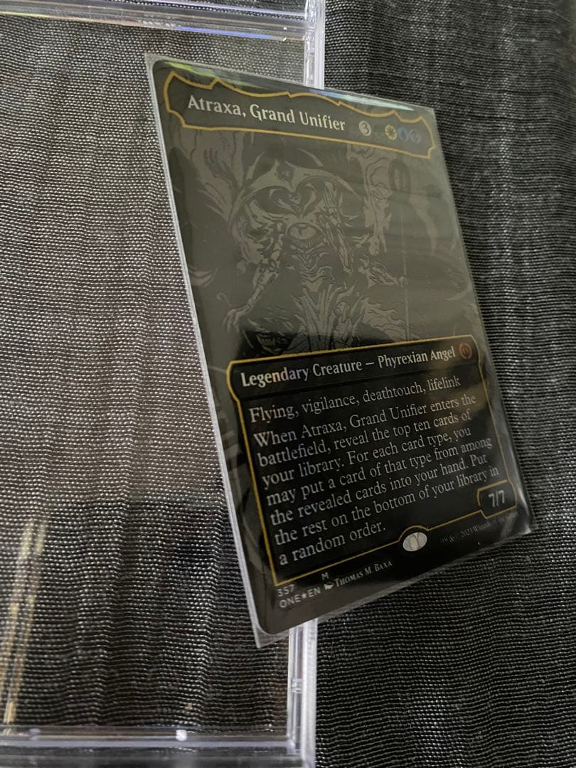 【MTG】偉大なる統一者、アトラクサ/Atraxa オイルスリック　FOIL