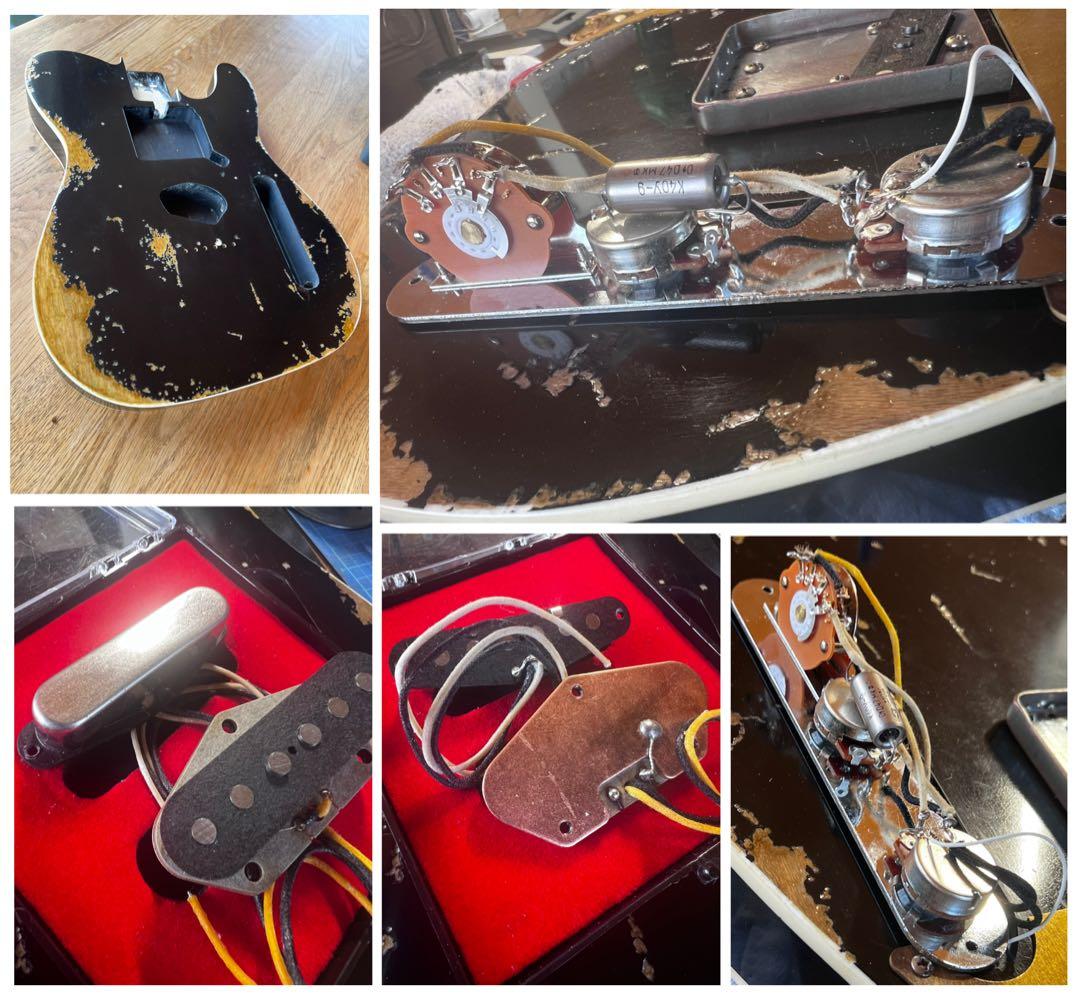 ハードレリックテレキャスタータイプ/ダブルバインディング/アルニコPU