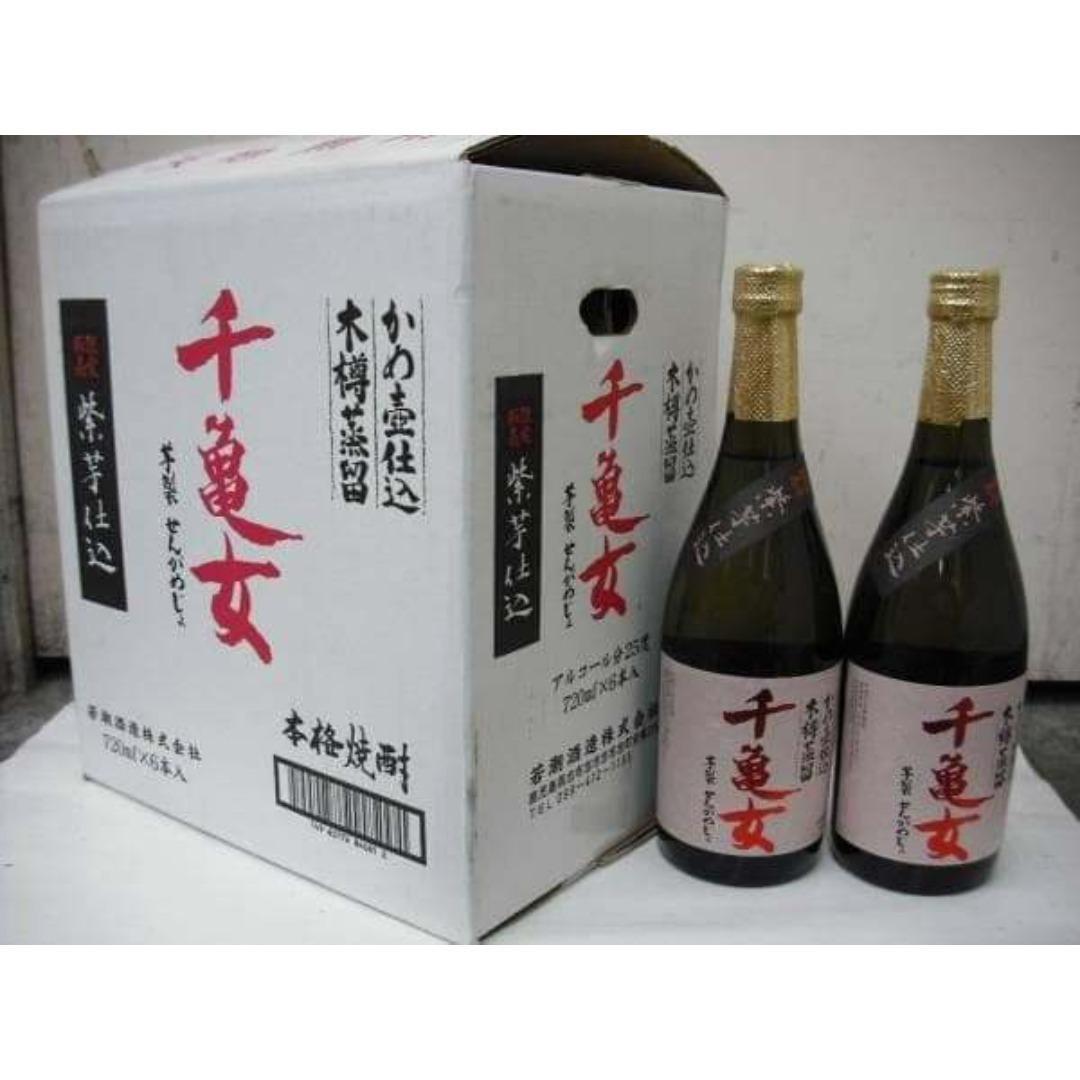 【若潮酒造】 紫芋仕込 千亀女 ７２０ＭＬ ６本セット