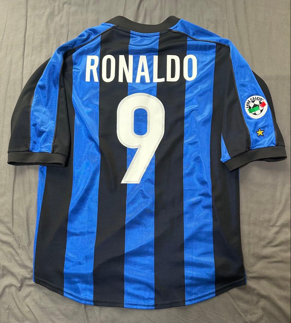 正規品 99/00 インテル•ミラノ ユニフォーム ロナウド Lサイズ
