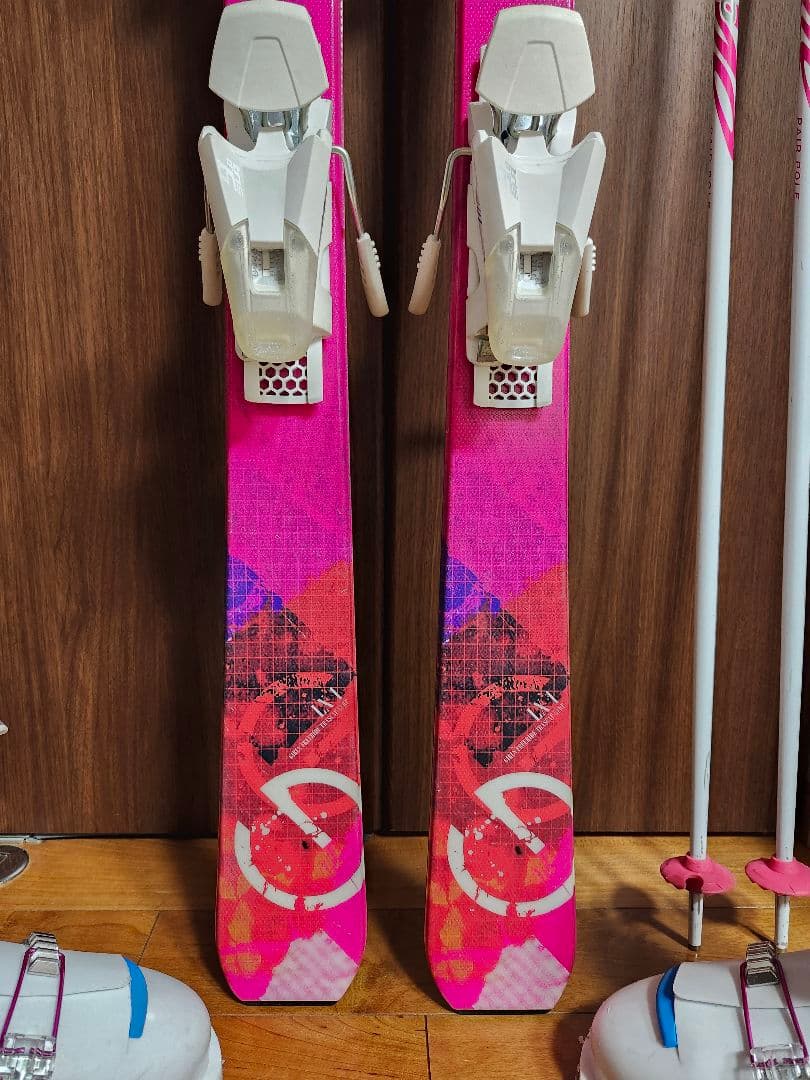 スキー3点セット スキー板150cm ブーツ24cm ストック100cm