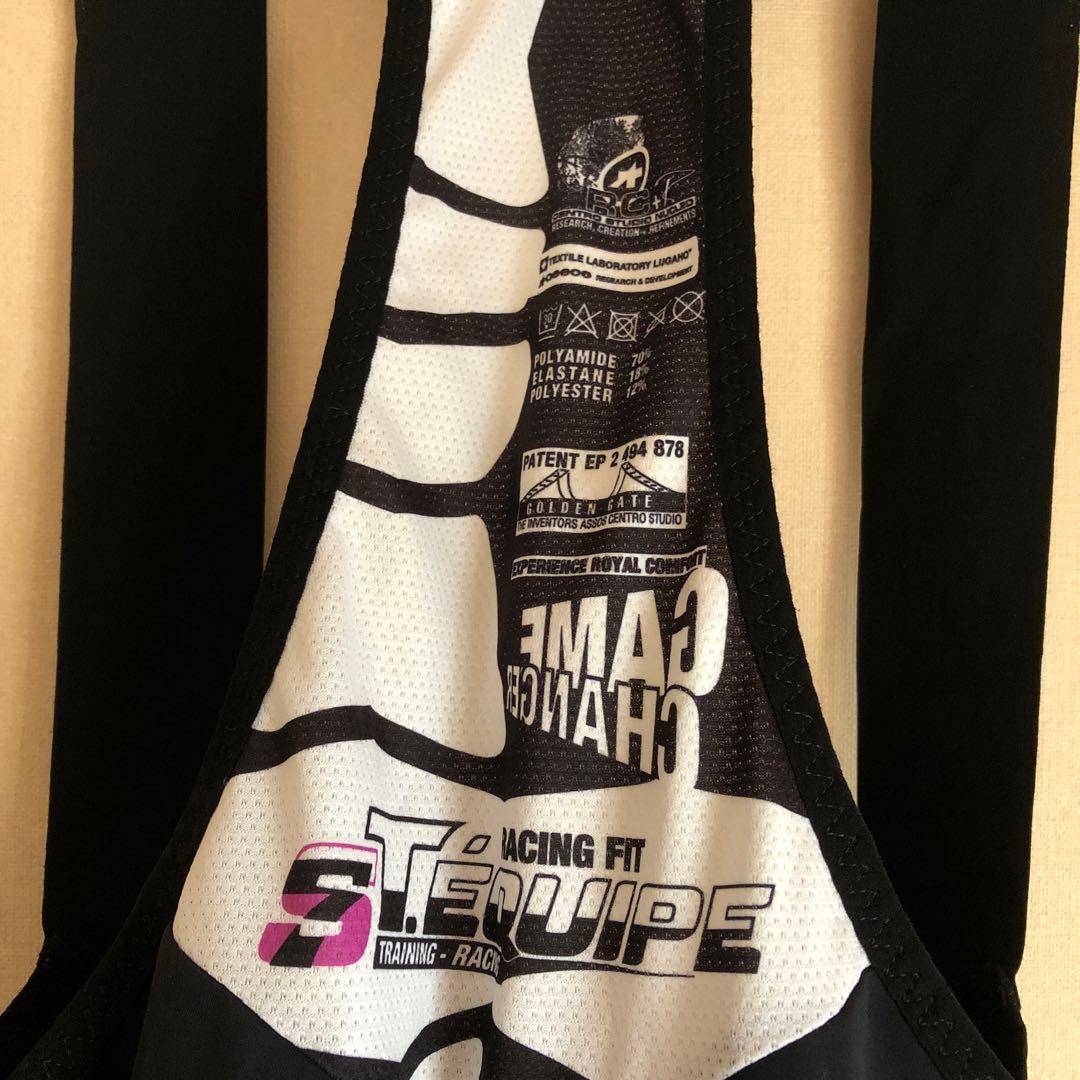 アソス　ASSOS ビブタイツ ブラック アイウェアホルダー付き